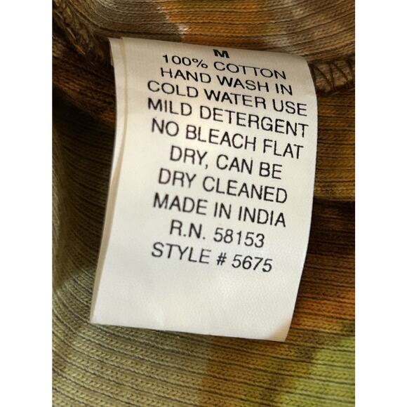 Chaudry Sports Women's V-Neck Autumn Floral Top Beaded Boho Blouse - Size M - Picture 6 of 6